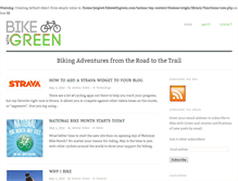 Tablet Screenshot of bikewithgreen.com